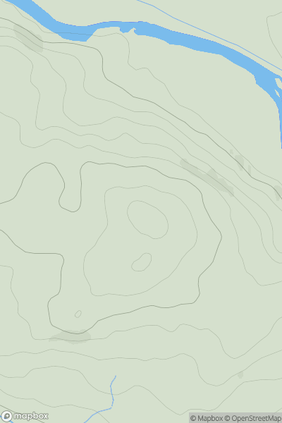 Thumbnail image for Pen-y-banc [South-West Wales] [SO013528] showing contour plot for surrounding peak